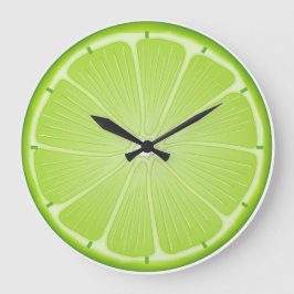 Reloj Redondo Grande Lime Time Delight: para cocineros y diversión Fies