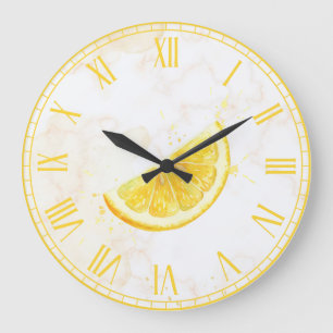 Reloj Redondo Grande Limón