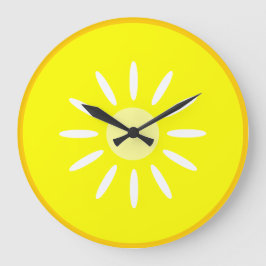 Reloj Redondo Grande Limón