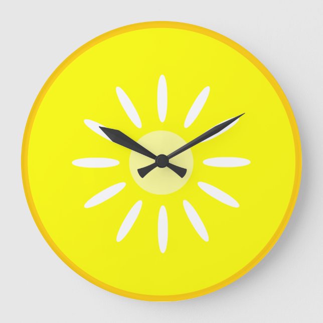 Reloj Redondo Grande Limón (Anverso)