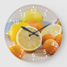 Limón con albaricoques y manzanas fotografía de al