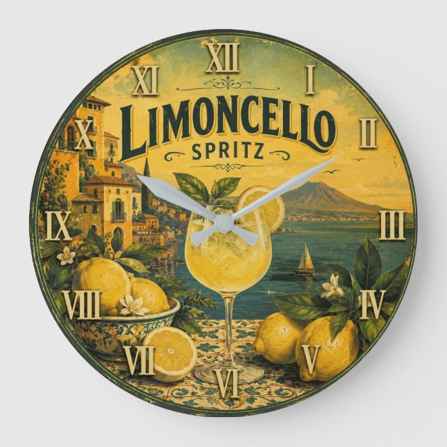 Reloj Redondo Grande Limoncello Spritz (Anverso)
