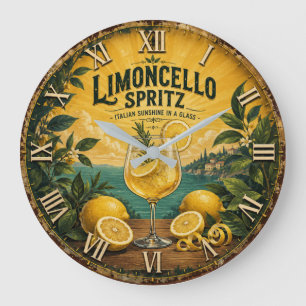 Reloj Redondo Grande  Limoncello Spritz Italian 