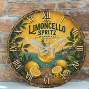 Reloj Redondo Grande Limoncello Spritz Italian