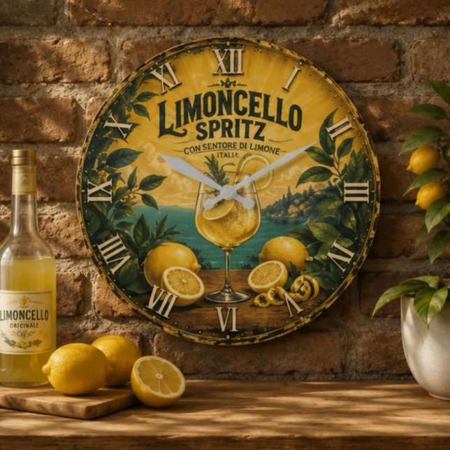 Reloj Redondo Grande  Limoncello Spritz Italian  (Subido por el creador)