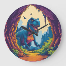 Reloj Redondo Grande Lindo Dino, no me mires así.