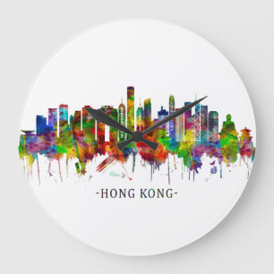 Reloj Redondo Grande Línea aérea de Hong Kong en China