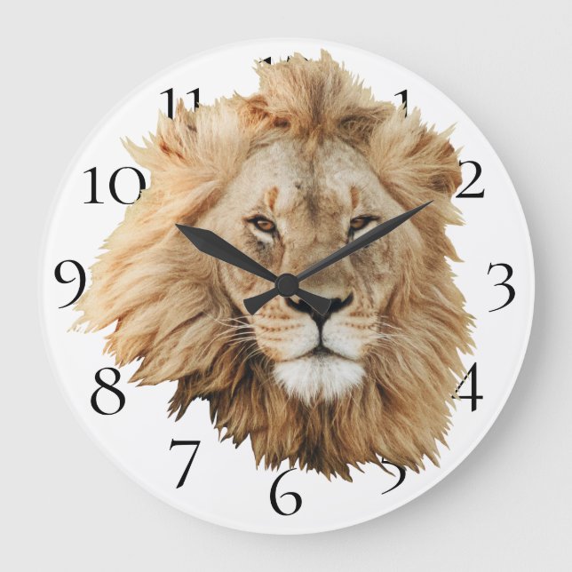 Reloj Redondo Grande Lion (Anverso)