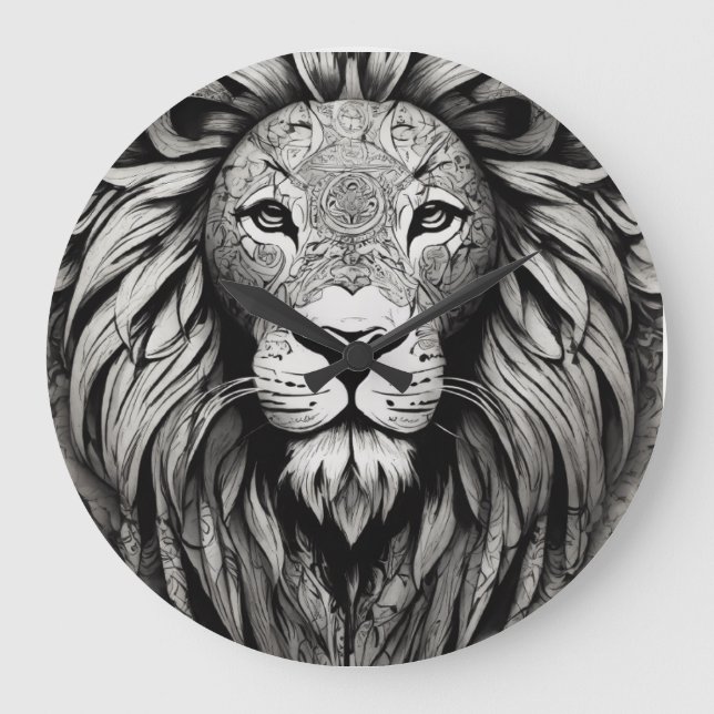 RELOJ REDONDO GRANDE LION WATCH (Anverso)