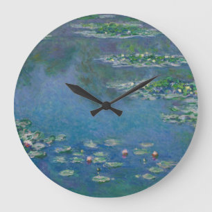 Reloj Redondo Grande Lirios de agua de Claude Monet