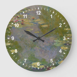 Reloj Redondo Grande Lirios de agua de Claude Monet el  , 1919