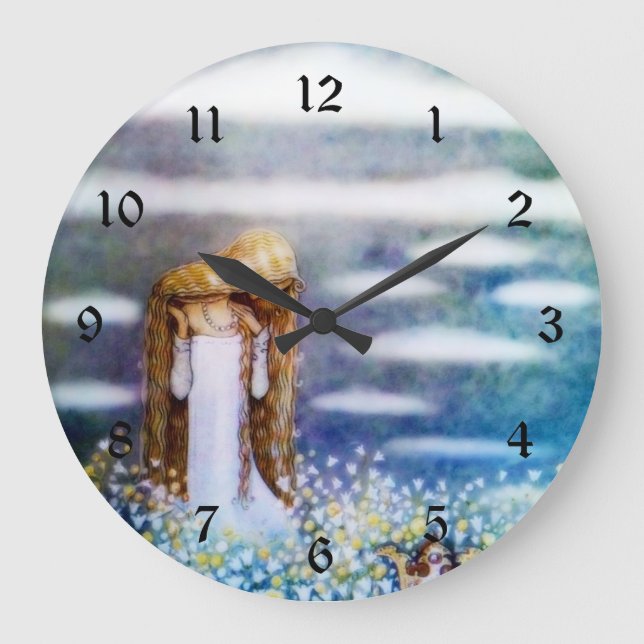 Reloj Redondo Grande Little Princess Cottongrass (Anverso)