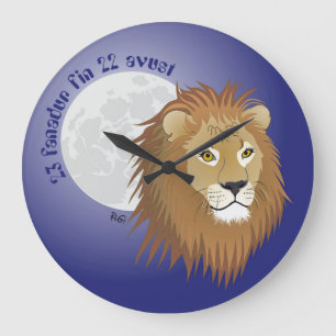 Reloj Redondo Grande Liun 23 fanadur fin 22 avust Uhr