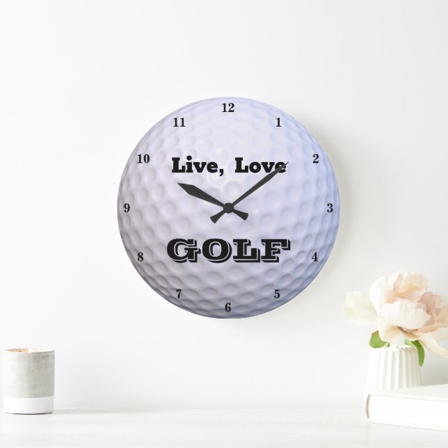 Reloj Redondo Grande Live, Love GOLF (Hogar)