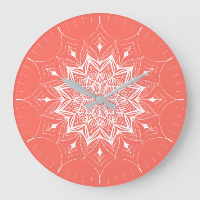 Reloj Redondo Grande Living Coral 2019 (Anverso)
