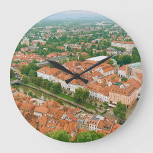 Reloj Redondo Grande Ljubljana desde arriba
