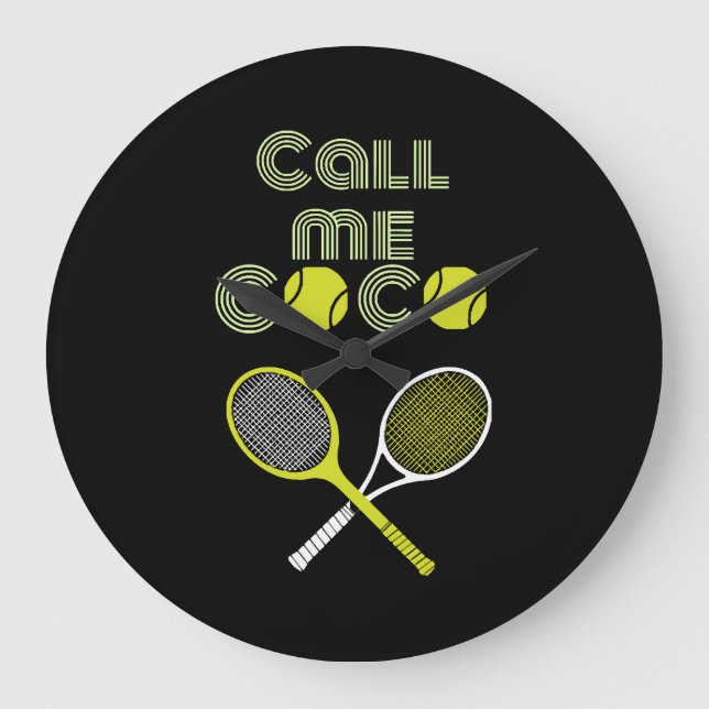 Reloj Redondo Grande Llámame coco (Anverso)