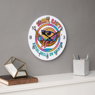 Reloj Redondo Grande Lo siento, no puedo...