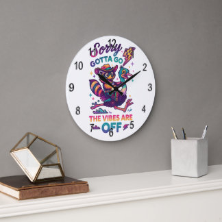 Reloj Redondo Grande Lo Siento, Tengo Que Ir...
