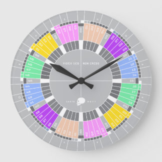 Reloj Redondo Grande Lo veo, pero no lo creo