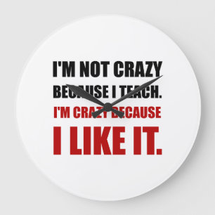 Reloj Redondo Grande Loco enseñe como él