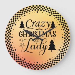 Reloj Redondo Grande Locos Navidades Lady-45322