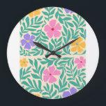 Reloj Redondo Grande logo flawrs  clocks<br><div class="desc">Clocks  logo  les fleurs</div>