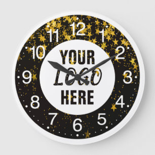 Reloj Redondo Grande Logotipo comercial de personalizado