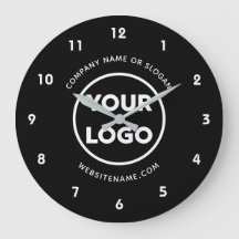 Logotipo comercial personalizado y fondo negro de 