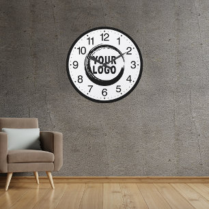 Reloj Redondo Grande Logotipo de empresa personalizado promocional