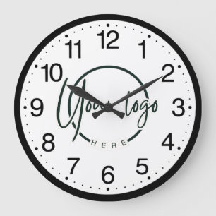 Reloj Redondo Grande Logotipo empresarial personalizado