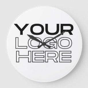 Reloj Redondo Grande Logotipo personalizado de gran empresa XL