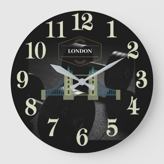 Reloj Redondo Grande London    TowerBridge (Anverso)