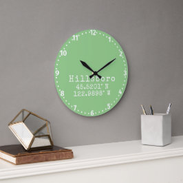 Reloj Redondo Grande Longitud de Hillsboro Oregon