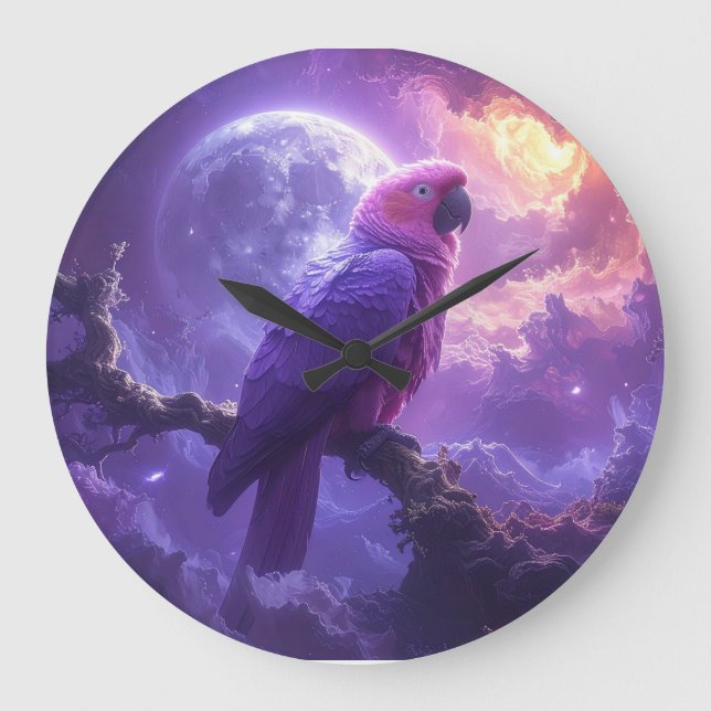 Reloj Redondo Grande Loro Mágico (Anverso)