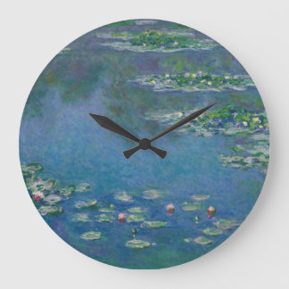 Reloj Redondo Grande Los lirios de agua de Claude Monet