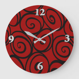 Reloj Redondo Grande Los Rosas de la Reina