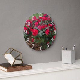 RELOJ REDONDO GRANDE LOS ROSAS SON ROJO