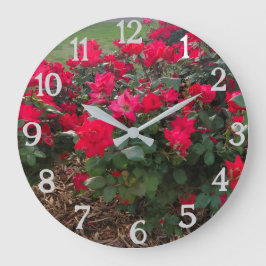 RELOJ REDONDO GRANDE LOS ROSAS SON ROJO