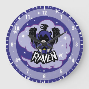 Reloj Redondo Grande ¡Los titanes adolescentes se van!   Ataque Raven