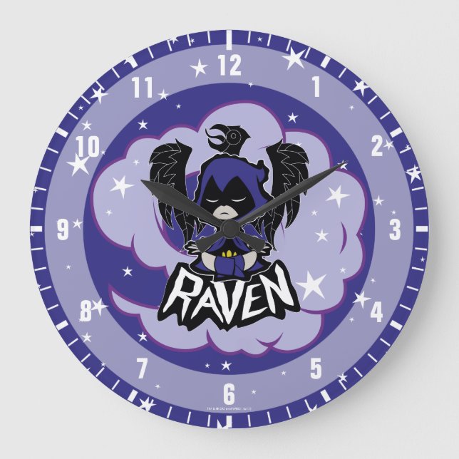 Reloj Redondo Grande ¡Los titanes adolescentes se van! | Ataque Raven (Anverso)
