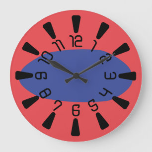 Reloj Redondo Grande LOVE ARMONYKA/Geomesky mix by Masanser Pixelat