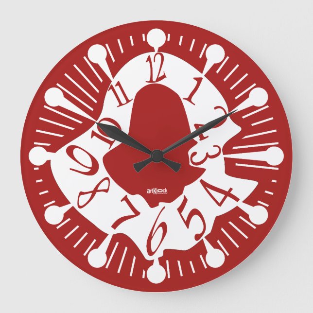RELOJ REDONDO GRANDE LOVE ART KLOCK DEFORMED DAKILIANO BY MASANSER (Anverso)