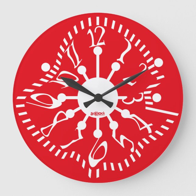 RELOJ REDONDO GRANDE LOVE ART KLOCK DEFORMED DAKILIANO BY MASANSER (Anverso)