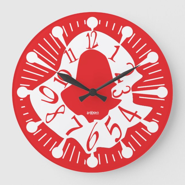 RELOJ REDONDO GRANDE LOVE ART KLOCK DEFORMED DAKILIANO BY MASANSER (Anverso)