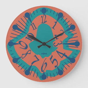 RELOJ REDONDO GRANDE LOVE ART KLOCK DEFORMED DAKILIANO BY MASANSER