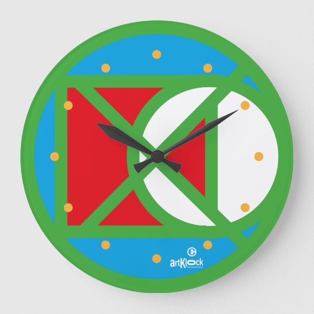 RELOJ REDONDO GRANDE LOVE ART KLOCK EXPERIMENTAL CCXT 26 BY MASANSER (Anverso)