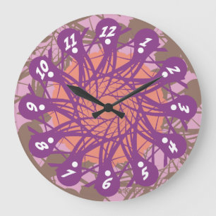 RELOJ REDONDO GRANDE LOVE ART KLOCK GRAPHIC LINE IN MOTION BY MASANSER