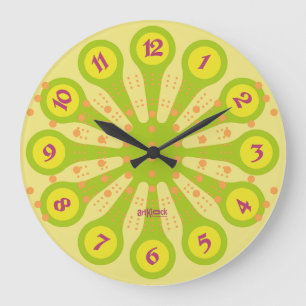 RELOJ REDONDO GRANDE LOVE ART KLOCK IMAGINE SHAPES BY MASANSER