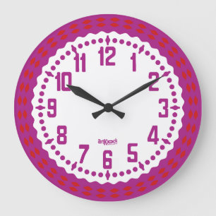 RELOJ REDONDO GRANDE LOVE ART KLOCK OLIVENZA EXT BY MASANSER